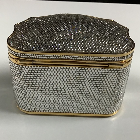 Vintage Judith Leiber Swarovski  Minaudiere Clutch - Picture 4 of 7